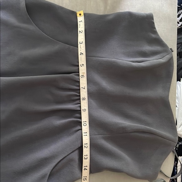 Vintage Kenzie Grey Strapless Sheath Dress - Picture 12 of 12